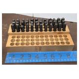 Set alphabet/number punches