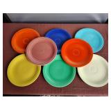 Fiestaware plates 9 and 1/2 in