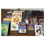 Computer video games and workout dvds