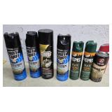 Bug killer, bug repellent, garage door lube all