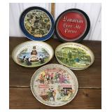 Beer trays- Pabst Blue Ribbon, Bavarian,