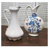 2 Nice Retro Ceramic Pitchers/vases
