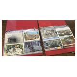 2 binders of mostly Black Americana Postcards