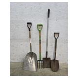 Shovels, digging fork