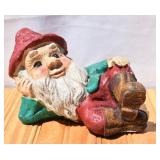 Heavy Garden Gnome Painted Statue