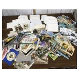 Assorted ephemera- mostly postcards, Worlds Fair,