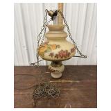 Hurrican swag hanging lamp