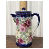 Gorgeous cobalt  blue Hot chocolate pot