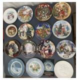 Lot of plates- Avon collectors Christmas plates