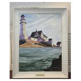Walt Keister New England seascape painting on
