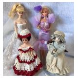 Barbies, vintage dolls