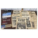 Newspapers from President Kennedyï¿½s death and