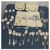 Vintage spoon, forks, and knives with fork & 2