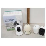 5 security cameras- 1 WiFi indoor camera  1