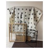 vinyl dog seat cover, I adjustable wooden gate