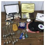 End of consignment goodies- knives, records,