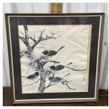 Signed art work birds
