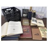 Crate & box - railroad books and vhs tapes