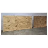 2pcs  ï¿½" plywood - 1 Full & 1 48"68"