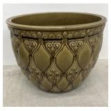 Majolica Jardiniere Pot - cracked