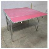 1 Drawer Mid Century Kitchen Table With