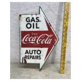 Embossed Coca-Cola Sign