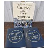 Currier & Ives America and 2 vol. Treasury of