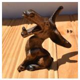Antique Cast Iron Donkey Bottle Opener.