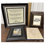 Framed religious art