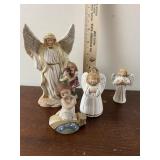 4 angels, 3 are signed by the artists.