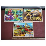 Melissa & Doug wooden puzzles