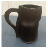 Leather wine pitcher
