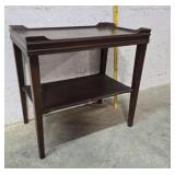 Mahogany end table 25"15"25"