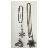 Sterling silver necklaces & pendant