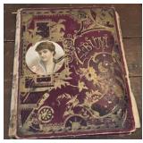 Victorian trade card album - has been stored in a