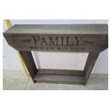 Family bench