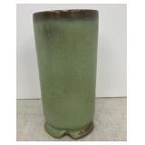 Frankoma Pottery -  Vase - Green and brown