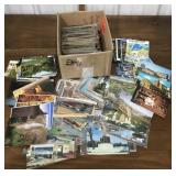 Postcards- large box lot