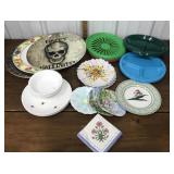 Melamine platters, plates, bowls, paper plate