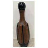 Frankoma Pottery - black decanter