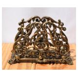 Vintage Brass Letter Holder