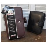 2 New leather clutch organizers