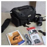 2523Cannon eos rebel t1i camera with bag