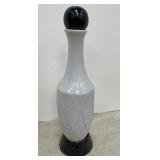 Frankoma Pottery - White decanter w/