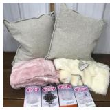 Pillows, throw blankets, puzzles *all $ donated