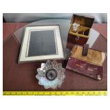 Vtg Leather-Apothecary?/RR, misc