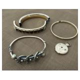 3 Bracelets & Pendant *some Gold Filled -