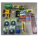 Stanley measuring tapes/ Dewalt bits/