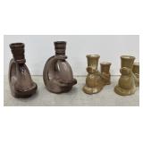 Frankoma Pottery -  2 pair Candlesticks