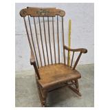 Stenciled rocker
